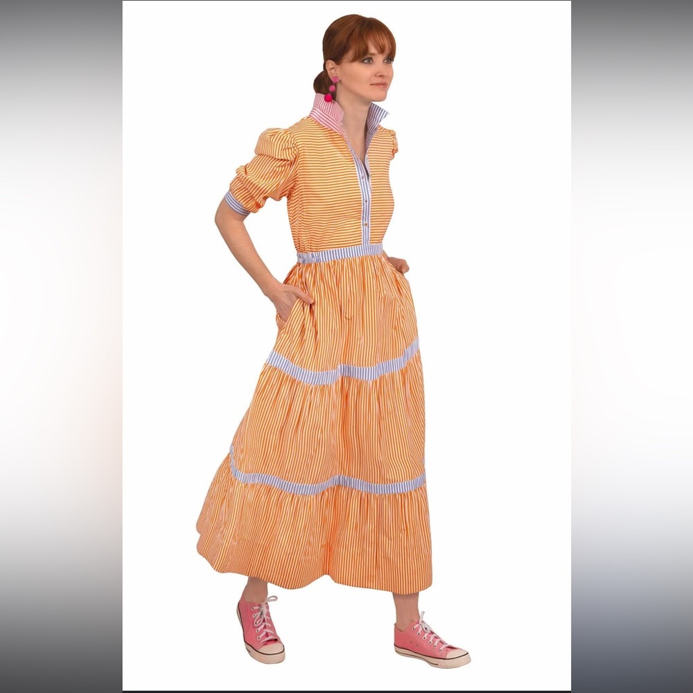 Gretchen Scott NWT -Wash / Wear Pep In Your Step Midi Dress - Size L